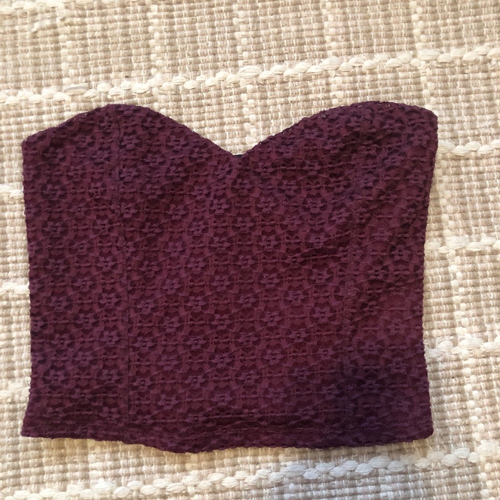 Cropped tube top